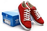 Adidas阿迪三叶草运动板鞋 2012夏日红白 男