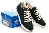 Adidas阿迪三叶草运动板鞋 2011夏日黑色 男