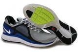Nike耐克登月跑鞋 2010新款科技4代灰宝蓝 男