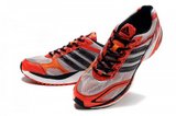 Adidas阿迪三叶草清风跑步鞋 2010新款snova glide 2m灰桔 男