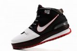 Nike耐克詹姆斯篮球鞋 6代战靴白黑红 男