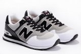 NewBalance新百伦574跑步鞋 白灰黑 男