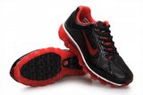 Nike耐克Air max跑鞋 2009皮面荔枝纹黑红色 男