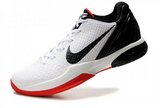 Nike耐克科比6代篮球鞋 2011新款白黑红 男