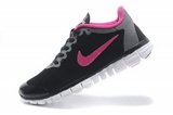 Nike耐克赤足跑鞋 2011新款3.0二代黑粉 女