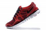 Nike耐克赤足跑鞋 2011新款3.0三代红黑 情侣