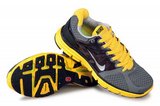 Nike耐克登月跑鞋 2011新款科技5代碳灰黄 男