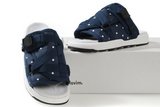 Visvim维维木陈冠希拖鞋 2011新款蓝白点 情侣