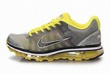 Nike耐克Air max跑鞋 09款1代深灰黄 男