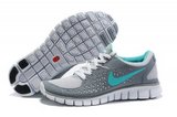 Nike耐克赤足跑鞋 2011新款free run 灰月 女