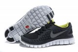 Nike耐克赤足跑鞋 2011新款free run 灰黑绿 男