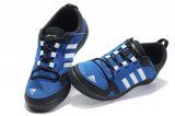Adidas阿迪三叶草清风跑步鞋 2011新款潮流蓝白 情侣