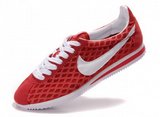 Nike耐克阿甘鞋 2011新款网面红白 情侣