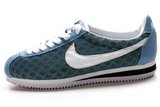 Nike耐克阿甘鞋 2011新款网面灰蓝白 情侣
