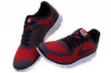Nike耐克赤足跑鞋 2011新款5.0网面红灰 男