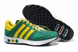 Adidas阿迪三叶草清风跑步鞋 2011新款陈冠希绿黄 男