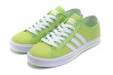 Adidas阿迪三叶草文化帆布鞋 2011夏季荧光绿 女