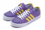 Adidas阿迪三叶草文化帆布鞋 2011夏季紫色 女