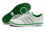 Adidas阿迪三叶草复古休闲鞋 2011新款speed tennis白绿低帮 男