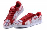 Nike耐克文化鞋 2011新款格子布红色 女
