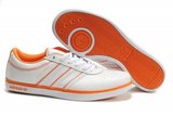 Adidas阿迪三叶草复古休闲鞋 2011新款speed tennis白桔低帮 男
