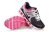 Nike耐克Air max跑鞋 2010网面 黑桃红 女