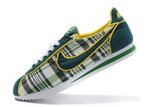 Nike耐克阿甘鞋 2011兔年格子绿黄 情侣