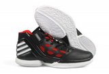 Adidas阿迪罗斯篮球鞋 adizero rose 2.0黑白红 男