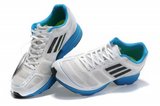 Adidas阿迪三叶草清风跑步鞋 2011新款0611蓝白 男