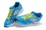 Adidas阿迪三叶草清风跑步鞋 2011新款0611蓝绿 男