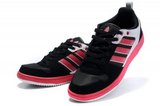 Adidas阿迪三叶草清风跑步鞋 2011夏季黑红 男
