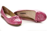 Abrru单鞋 2011新款都市复古时尚桃红色 女