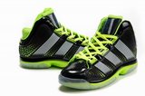 Adidas阿迪霍华德篮球鞋 2011新款疾速乘双战靴黑绿 男