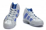 Adidas阿迪霍华德篮球鞋 2011新款疾速乘双战靴白灰兰 男