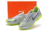 Nike耐克Air max跑鞋 09 9代网面气垫透气灰荧光绿 情侣