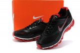 Nike耐克Air max跑鞋 09 9代网面气垫透气黑红 男