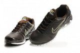 Nike耐克Air max跑鞋 2011新款813皮面棕金 男女