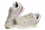 NewBalance新百伦574跑步鞋 复古灰紫色 女