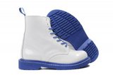 Dr. Martens马丁潮靴 2011新款漆光面头层皮白蓝 男女