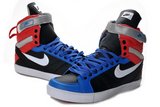 Nike耐克跳舞靴 2011新款潮流鞋黑蓝红高帮 男