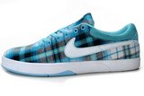 Nike耐克开拓者 2012新款滑板鞋蓝格子 男