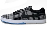 Nike耐克开拓者 2012新款滑板鞋灰格子 男