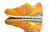 NewBalance新百伦水果跑步鞋 2012新款金桔黄 男女