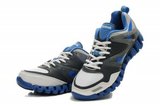 Reebok锐步zig-tech 2012新款毛毛虫皮面深灰白兰 男