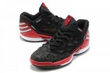 Adidas阿迪罗斯篮球鞋 2012adizero rose dominate low黑红色 男
