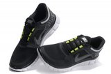 Nike耐克赤足跑鞋 2012网跑鞋最新款黑灰色 男