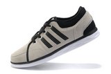Adidas阿迪三叶草自行车4代 2012新款板鞋浅白黑色 男