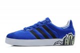 Adidas阿迪三叶草夜光城市 2012新款蓝黑色 男