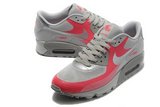 Nike耐克Air max跑鞋 2012新款星座灰红 男