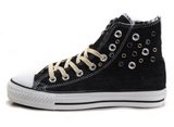 Converse匡威经典帆布 2012北京爱情故事黑色高帮 女